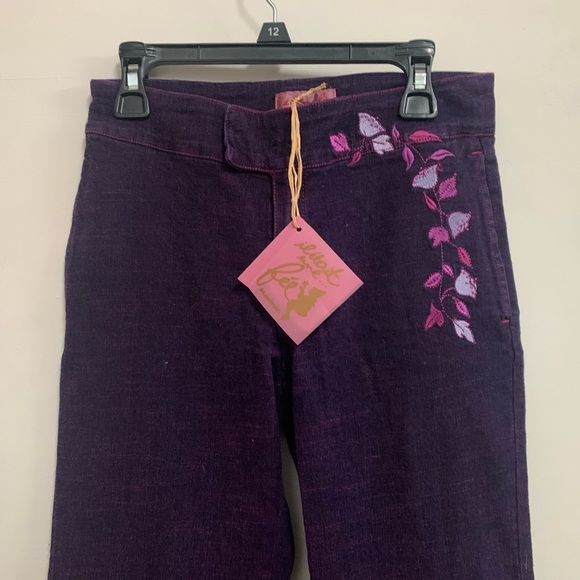IL ÉTAIT UNE FÉE PURPLE ANKLE JEAN - Picture 2 of 6